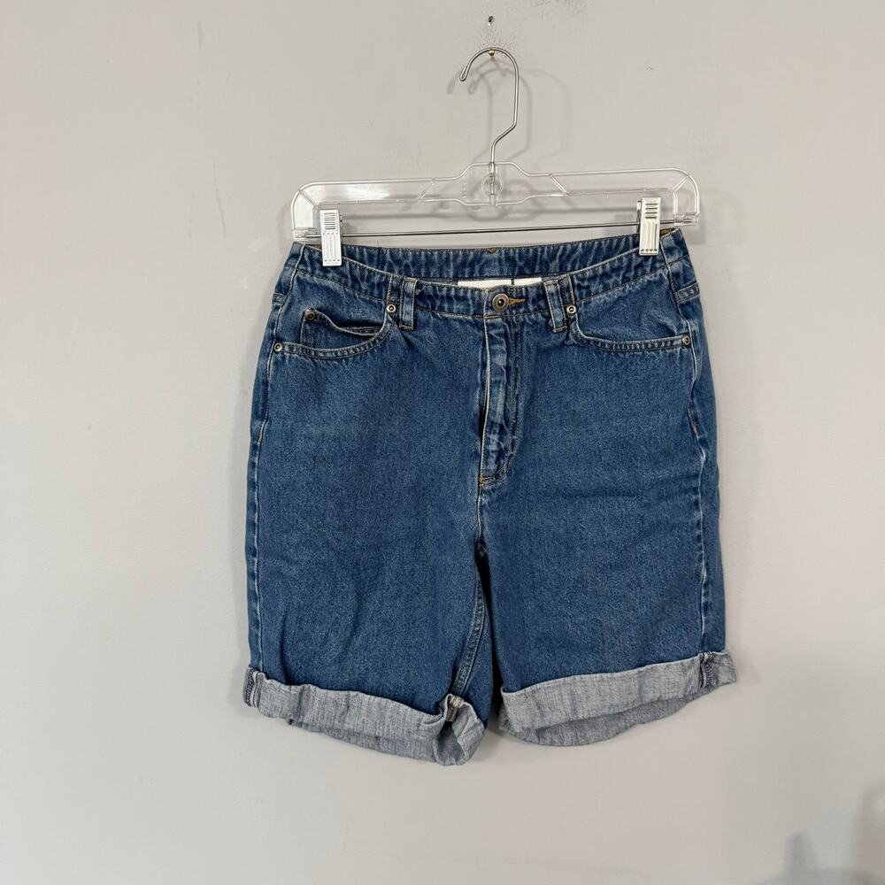 Liz Claiborne Lizwear Jeans High Waisted Mom Jean Shorts Women's Size 4 Cotton